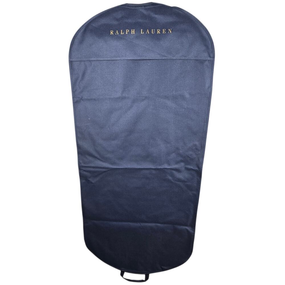 Ralph Lauren Garment Bag Navy 24x53 Travel Storage Suit Dress Blazer Cover